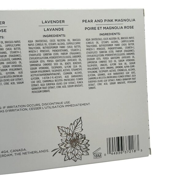 CRABTREE & EVELYN 4pk Foil Botanicals Assorted Hand Creams Softens & Moisturize - Picture 6 of 8